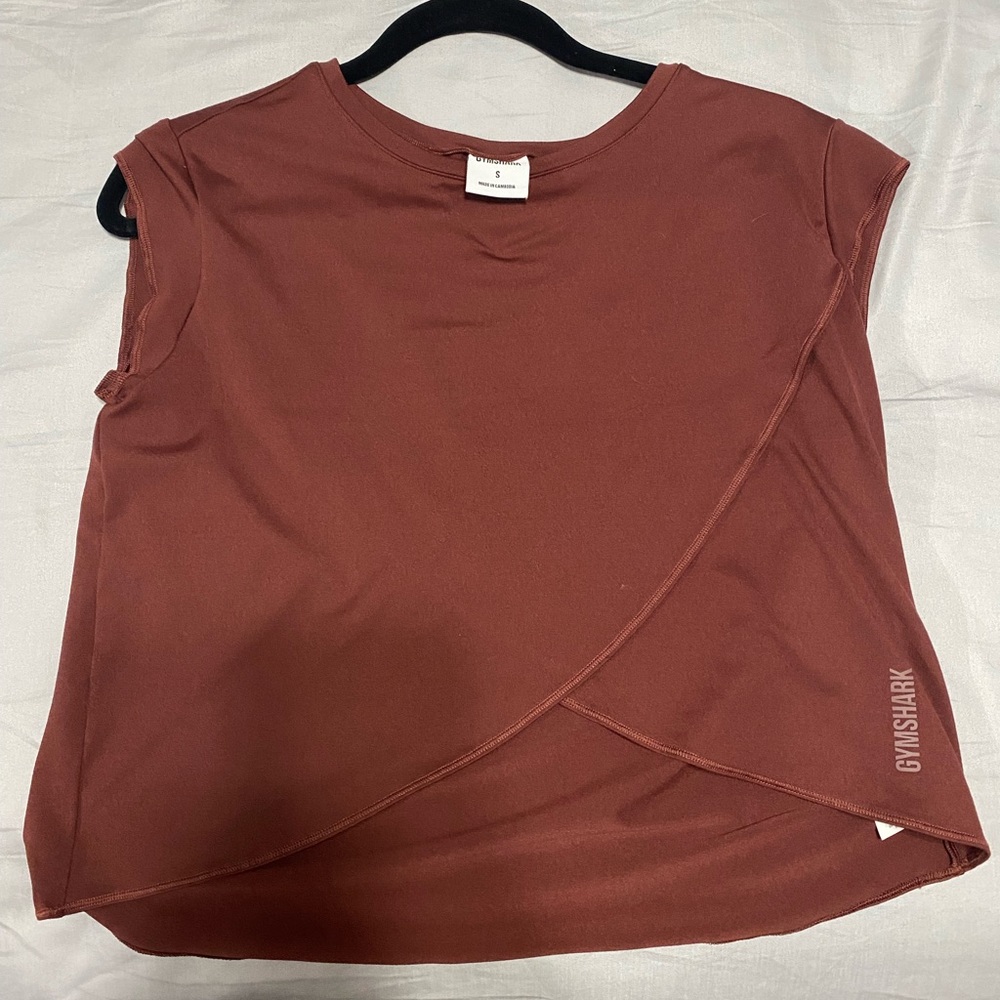 Gymshark pause t-shirt in brown